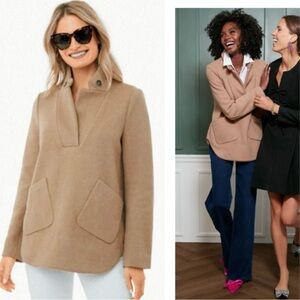 Tuckernuck | NEW Emerson Wool Equestrian Popover Jacket in Camel Size L